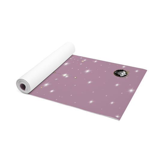 Stylish and Unique Rase Gold Meditating Astronaut Yoga/Pilates Mat by Productive Slacker