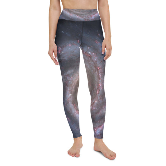 Trendy Milky Way Galaxy Yoga Leggings By Productive Slacker
