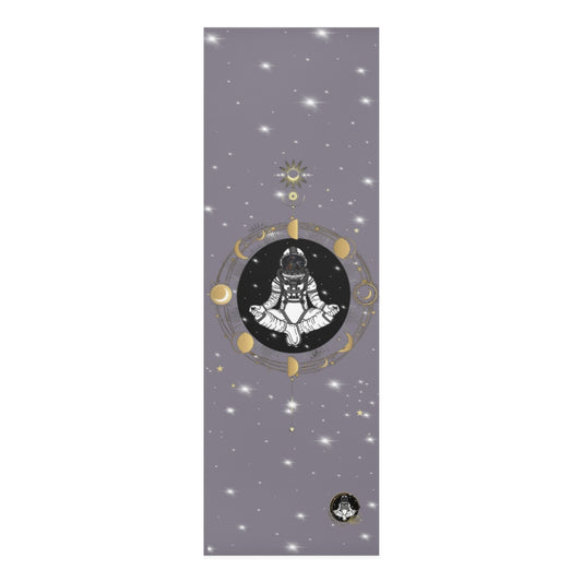 Stylish and Unique Calming Lilac Meditating Astronaut Yoga/Pilates Mat by Productive Slacker