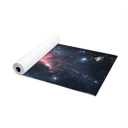 Elegant Dark Nebula Space Design Yoga Mat by Productive Slacker