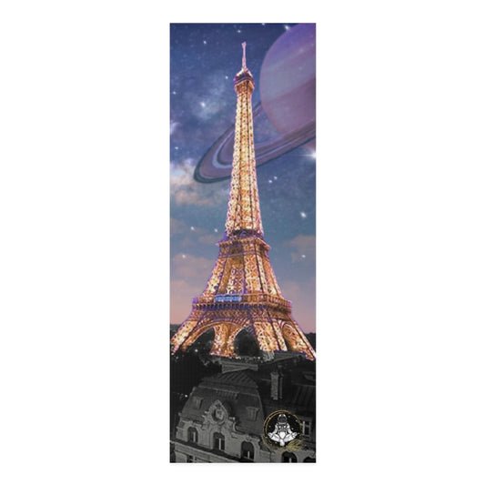 Stylish Luxury Eiffel Tower With Cosmic Sky Yoga Mat by Productive Slacker