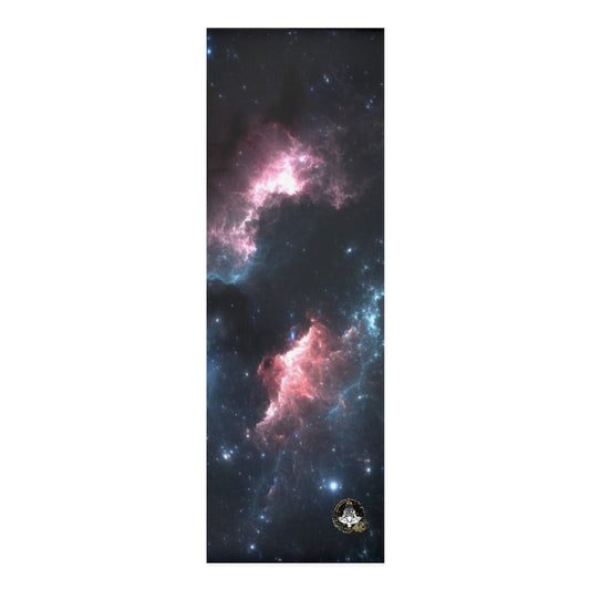 Elegant Dark Nebula Space Design Yoga Mat by Productive Slacker